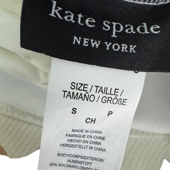 Kate Spade New York White Scalloped One-Piece Swimsuit Size Small - Picture 6 of 8